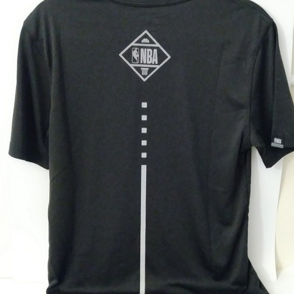 NBA Shirt Medium Grey Black - Picture 2 of 4